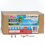 #10 x 3 1/2 inch stainless steel screws